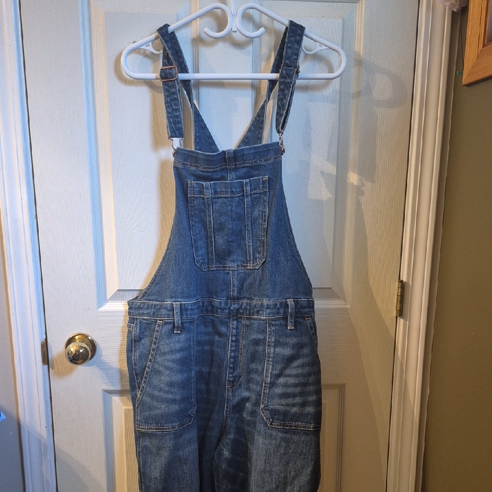 Old Navy Classic Blue Denim Overalls